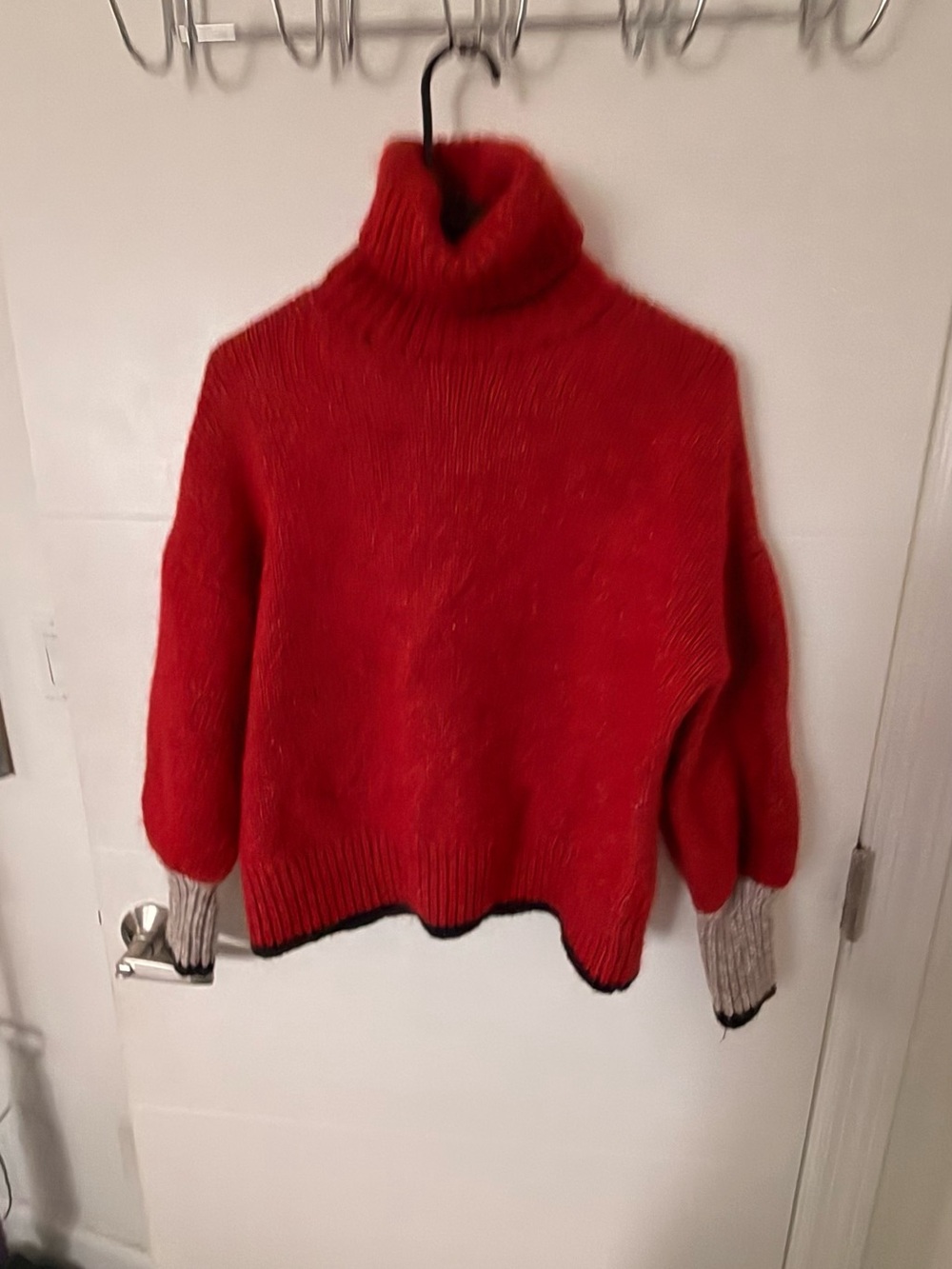 La Ligne Red Turtleneck Sweater
